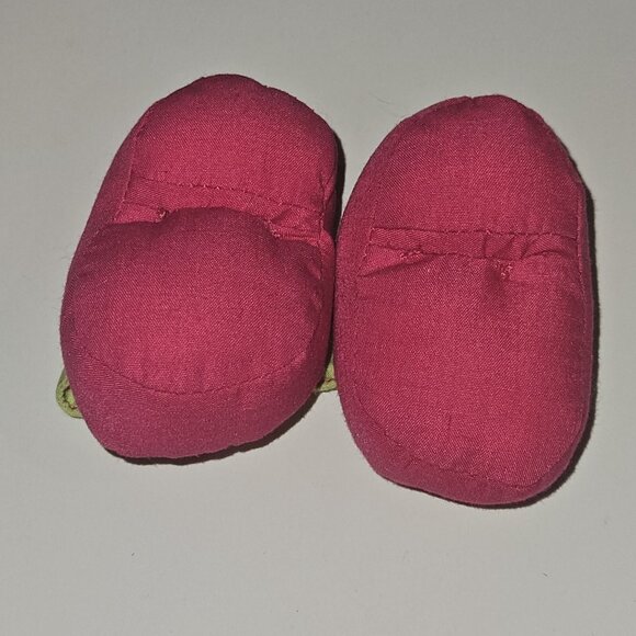 Groovy Girls Plush Shoes Pink Green Sandals Doll Clothes Replacement - Picture 3 of 4